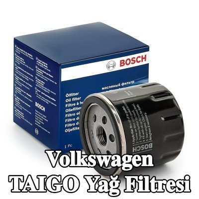 BOSCH Tek çek valflı yağ filtresi — Volkswagen Taigo