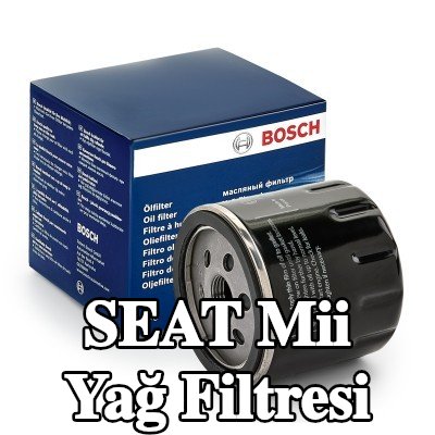 BOSCH Tek çek valflı yağ filtresi — SEAT Mii