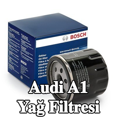 BOSCH Tek çek valflı yağ filtresi — Audi A1