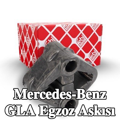 FEBI BILSTEIN Egzoz askısı Ön, Ön Aks — Mercedes-Benz Gla