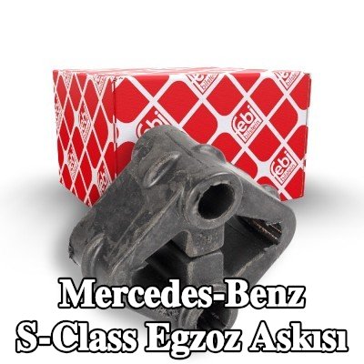 FEBI BILSTEIN Egzoz askısı Ön, Ön Aks — Mercedes-Benz S-Class