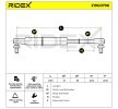 RIDEX Bagaj kapağı destek kolu Arka, 635mm — 1990 Honda Civic (5)
