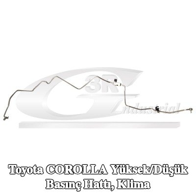 3RG Yüksek/Düşük Basınç Hattı, klima — Toyota Corolla