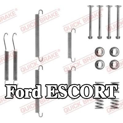 QUICK BRAKE طقم تركيب أحذية الفرامل — Ford Escort