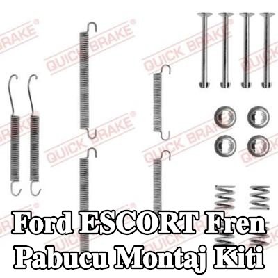 QUICK BRAKE Fren pabucu montaj kiti — Ford Escort