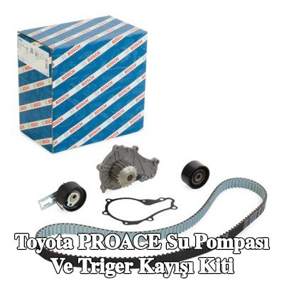 BOSCH Su pompası ve triger kayışı kiti Diş Sayısı: 141, Width: 25, 4mm — 2014 Toyota Proace