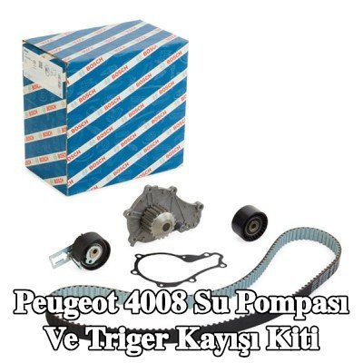 BOSCH Su pompası ve triger kayışı kiti Diş Sayısı: 141, Width: 25, 4mm — Peugeot 4008