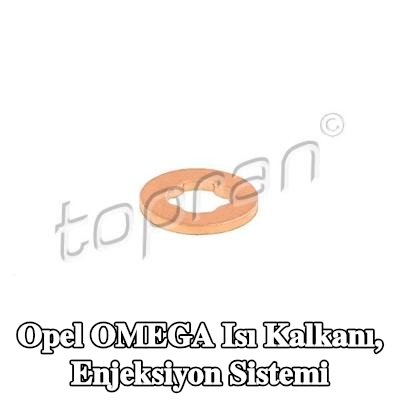 TOPRAN Isı Kalkanı, enjeksiyon sistemi — 1998 Opel Omega