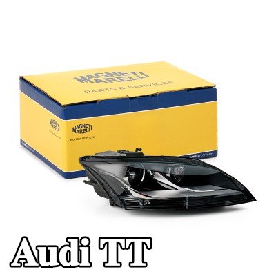 MAGNETI MARELLI المصباح الأيمن, D1S, H21W, H6W, P21W, مع محرك لتسوية المصابيح الأمامية, بدون مصابيح, بدون وحدة التحكم للزينون — Audi Tt