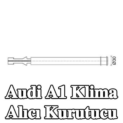 MAHLE Kapaklı AC alıcı kurutucu, conta/sızdırmazlık elemanları ile — 2012 Audi A1