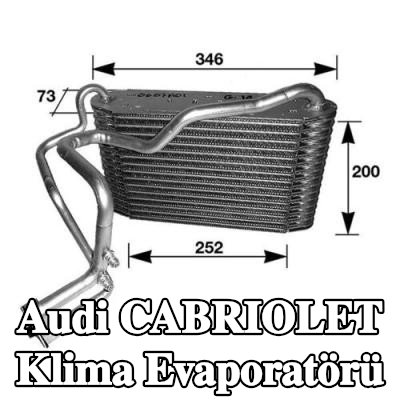 MAHLE Genleşme valfi olmayan klima evaporatörü — Audi Cabriolet
