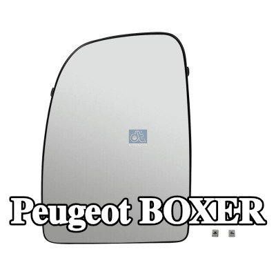 DT Spare Parts زجاج المرآة الجانبية — Peugeot Boxer
