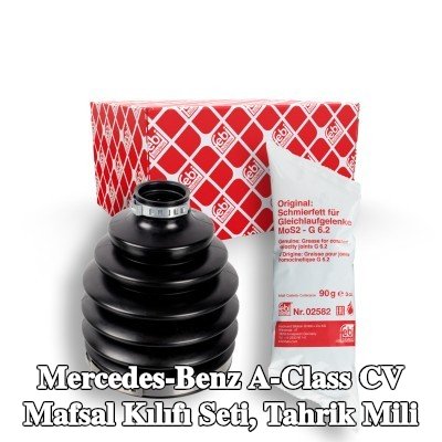 FEBI BILSTEIN CV kılıf kiti, tahrik mili Ön Aks, Tekerlek Tarafı, Termoplast — 2016 Mercedes-Benz A-Class