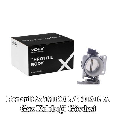 RIDEX Sızdırmazlık halkalı gaz kelebeği gövdesi — 2000 Renault Symbol / Thalia