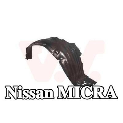 VAN WEZEL بطانة قوس العجلة الأمامية اليسرى, بلاستيك — 2000 Nissan Micra
