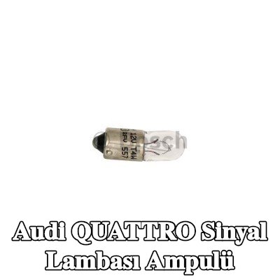 BOSCH Sinyal lambası ampulü T4W, 12V — Audi Quattro