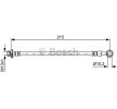 BOSCH Fren hortumu 215mm — Nissan Patrol (1)