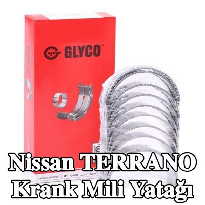 GLYCO Çelik tabanlı alüminyum alaşımlı krank mili yatağı — Nissan Terrano
