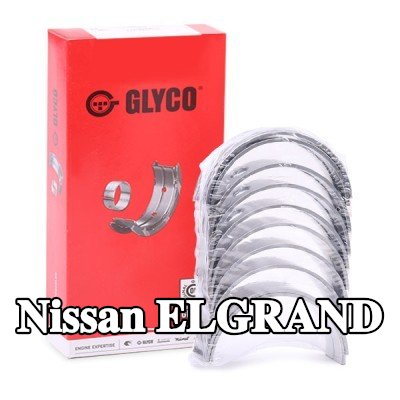 GLYCO محمل العمود المرفقي من سبائك الألومنيوم على قاعدة فولاذية — Nissan Elgrand