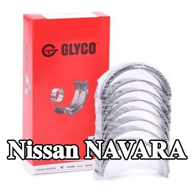 GLYCO محمل العمود المرفقي من سبائك الألومنيوم على قاعدة فولاذية — 2000 Nissan Navara