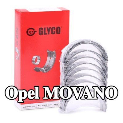 GLYCO محمل العمود المرفقي من سبائك الألومنيوم على قاعدة فولاذية — Opel Movano