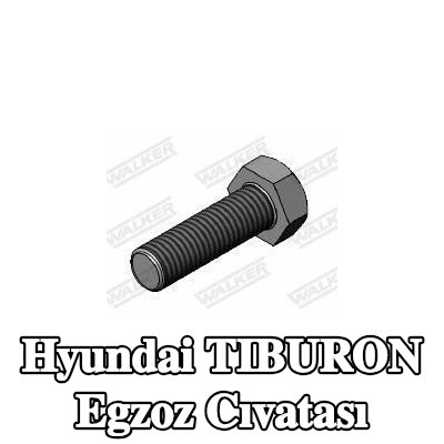 WALKER Egzoz cıvatası — Hyundai Tiburon