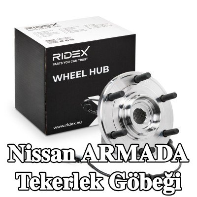 RIDEX Tekerlek göbeği ön aks her iki taraf, ABS sensör halkalı — Nissan Armada