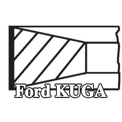 MAHLE مجموعة حلقات المكبس — 2012 Ford Kuga