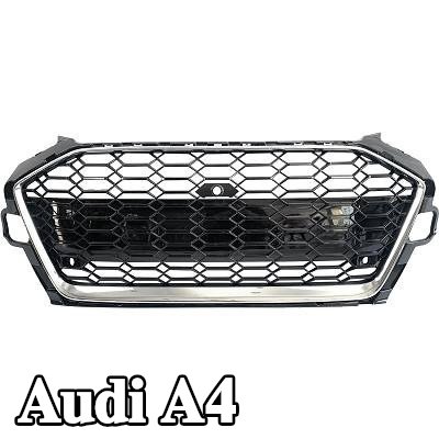 DIEDERICHS شبكة المبرد بالكروم/الأسود, مع كاميرا — Audi A4