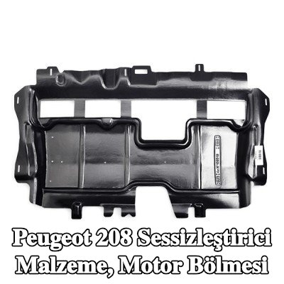 REZAW PLAST Sessizleştirici Malzeme, motor bölmesi Motor Bölmesi, Alt — Peugeot 208