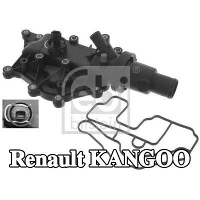 FEBI BILSTEIN غلاف الثرموستات مع الحشية/المانع للتسرب — Renault Kangoo