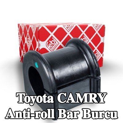 FEBI BILSTEIN Sol ön aks stabilizatör çubuğu burcu, Ön Aks Sağ, 23mm, Kauçuk — Toyota Camry