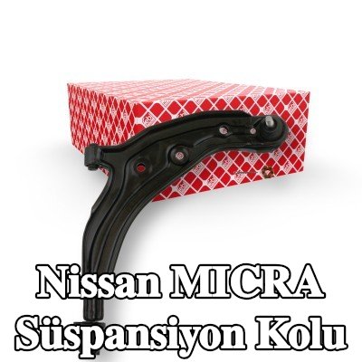 FEBI BILSTEIN Süspansiyon kolu Ön Aks Sağ, Alt, Çelik Sac, bilyeli mafsal ile, lastik yastıklı — 2000 Nissan Micra