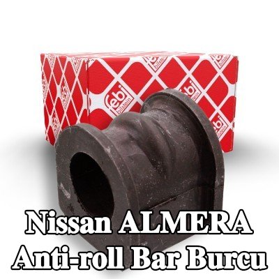 FEBI BILSTEIN Ön aks stabilizatör çubuğu burcu, 26mm, Kauçuk — 1995 Nissan Almera