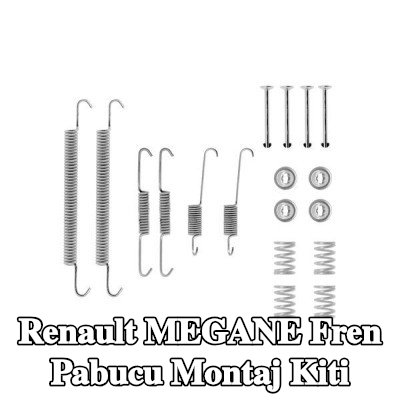 BOSCH Yaylı fren pabucu montaj kiti — 2000 Renault Megane