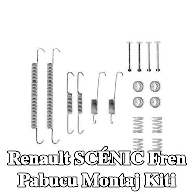 BOSCH Yaylı fren pabucu montaj kiti — 2000 Renault Scénic