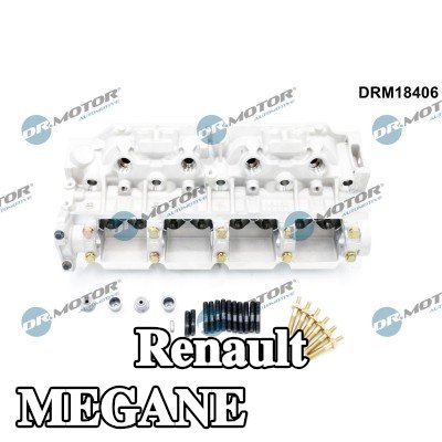 DR.MOTOR AUTOMOTIVE رأس الأسطوانة بدون عمود (أعمدة) الكامات, بدون نوابض الصمامات, بدون صمامات — 2000 Renault Megane
