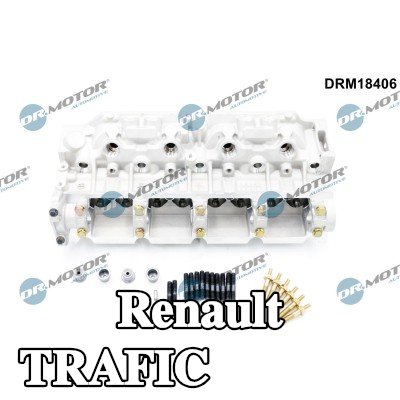 DR.MOTOR AUTOMOTIVE رأس الأسطوانة بدون عمود (أعمدة) الكامات, بدون نوابض الصمامات, بدون صمامات — 2000 Renault Trafic