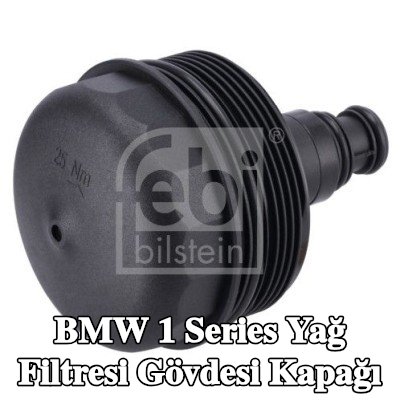 FEBI BILSTEIN Conta halkalı yağ filtresi muhafaza kapağı — 2004 BMW 1 Series