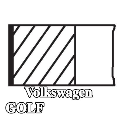 MAHLE مجموعة حلقات المكبس — 2021 Volkswagen Golf