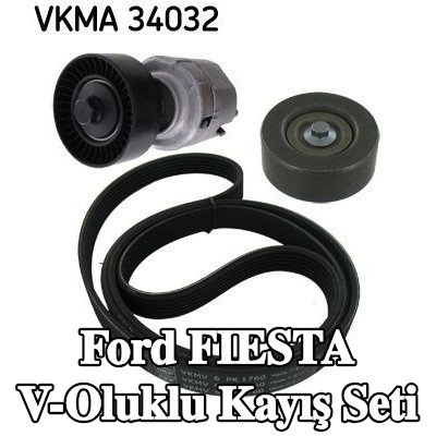 SKF V-Oluklu Kayış Seti — 1994 Ford Fiesta