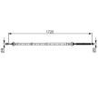 BOSCH El freni kablosu 1720mm, 1502mm — Renault Logan (5)
