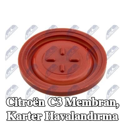 NTY Membran, karter havalandırma — 2012 Citroën C3