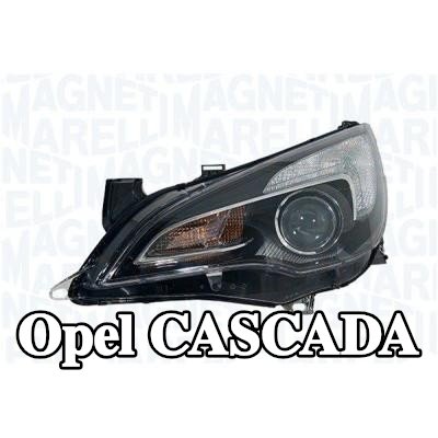 MAGNETI MARELLI المصباح الأمامي الأيسر, PY21W, W21/5W, مع لمبات, مع محرك لتسوية المصابيح الأمامية — Opel Cascada