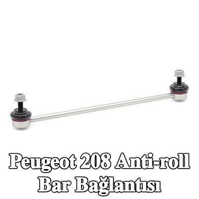 LEMFÖRDER Ön aks sol anti-roll bar bağlantısı, Ön Aks Sağ, Çelik, aksesuarlarla — Peugeot 208