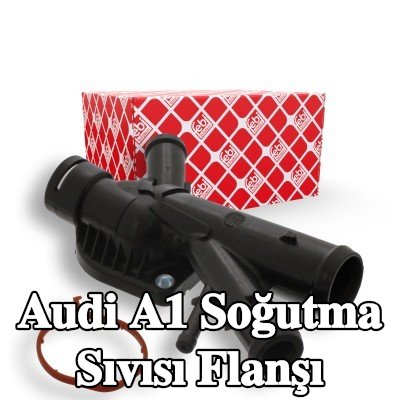 FEBI BILSTEIN Silindir Kafası Soğutma Suyu Flanşı, contalı/sızdırmaz — 2011 Audi A1