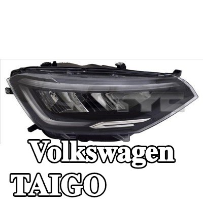 TYC المصباح الأمامي الأيسر, LED, مع LED — Volkswagen Taigo