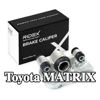 RIDEX مكابح المحور الخلفي, المحور الخلفي الأيسر, بدون حامل — 2002 Toyota Matrix