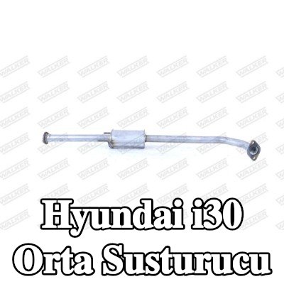 WALKER Orta susturucu 1236mm, boru ile, montaj parçaları olmadan — 2012 Hyundai i30