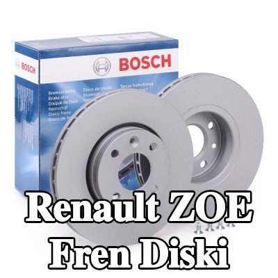 BOSCH Fren diski Dış Çap: 258mm, Havalandırmalı, Kaplamalı, cıvata/vida ile — 2012 Renault Zoe
